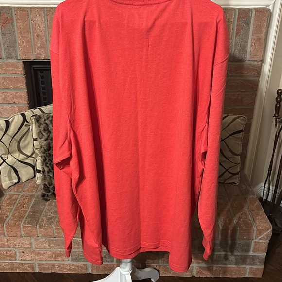 Carhartt Bold Dark Orange-Red Long Sleeve Tee XXL Men - Picture 4 of 4